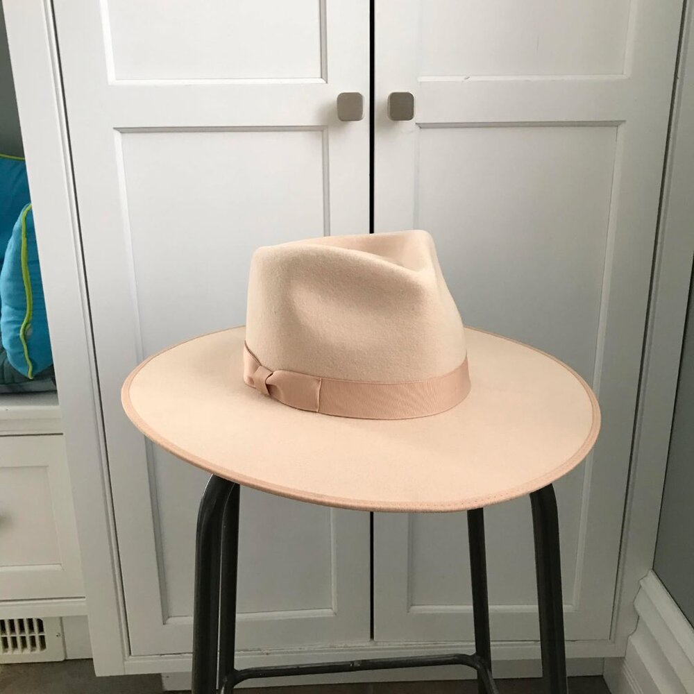 Lack Of Colour Cream Ivory Rancher Small 55cm Wool Wide Brim Sun Protection